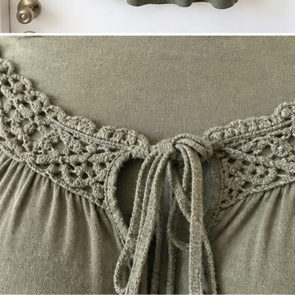 Olive Button Blouse - Picture 4 of 6